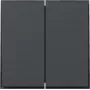 Gira TX44 tasto bilanciere 2 moduli dritto, antracite, 349567