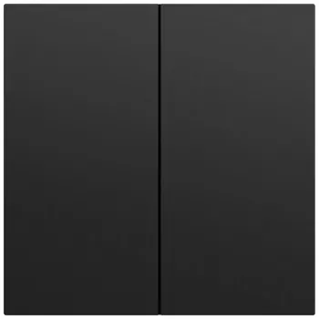 Gira System 70 tasto bilanciere 2 moduli, nero verniciato, 329574