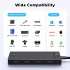 Ugreen hub USB-C a 4x USB-C 3.2 / 1x USB-C 100W PD CM806 nero