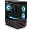 Thermaltake LCGS View 170WS PC desktop, nero/legno, Windows 11 Home
