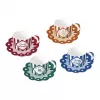Bialetti Candyland set di 4 tazze con piattini 80 ml