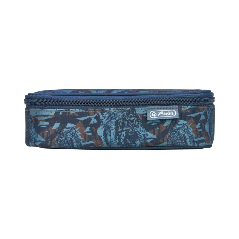 herlitz be.bag beatBox astuccio Camo Tiger, poliestere, scomparto principale con zip XXL