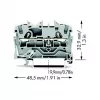 WAGO 2002-1201 morsettiera, 5,2 mm, 48,5 mm, 32,9 mm, 800 V