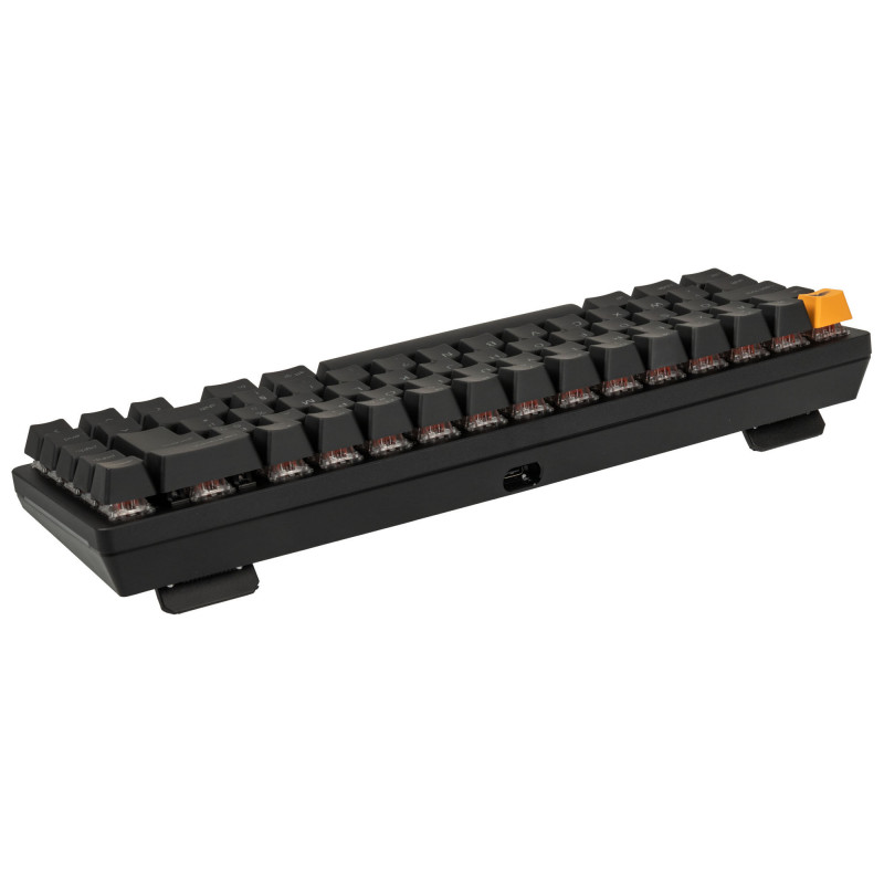Glorious GMMK 2 Compact tastiera – Fox Switches, layout FR, nero