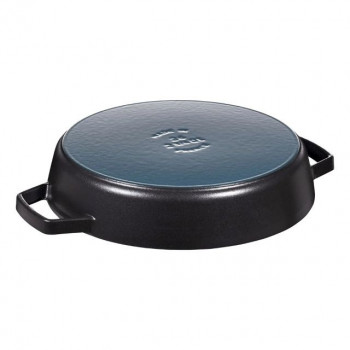 Zwilling Staub padella in ghisa con 2 manici, 26 cm, nero seta opaca (40511-725-0)