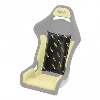 Sabelt Sim Foam Pro Kit schienale, imbottitura schienale ergonomica a forma stabile, 40x65 cm, nero