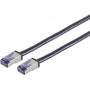 Shiverpeaks Cavo patch Cat6a S/FTP RJ45, 50 m, nero