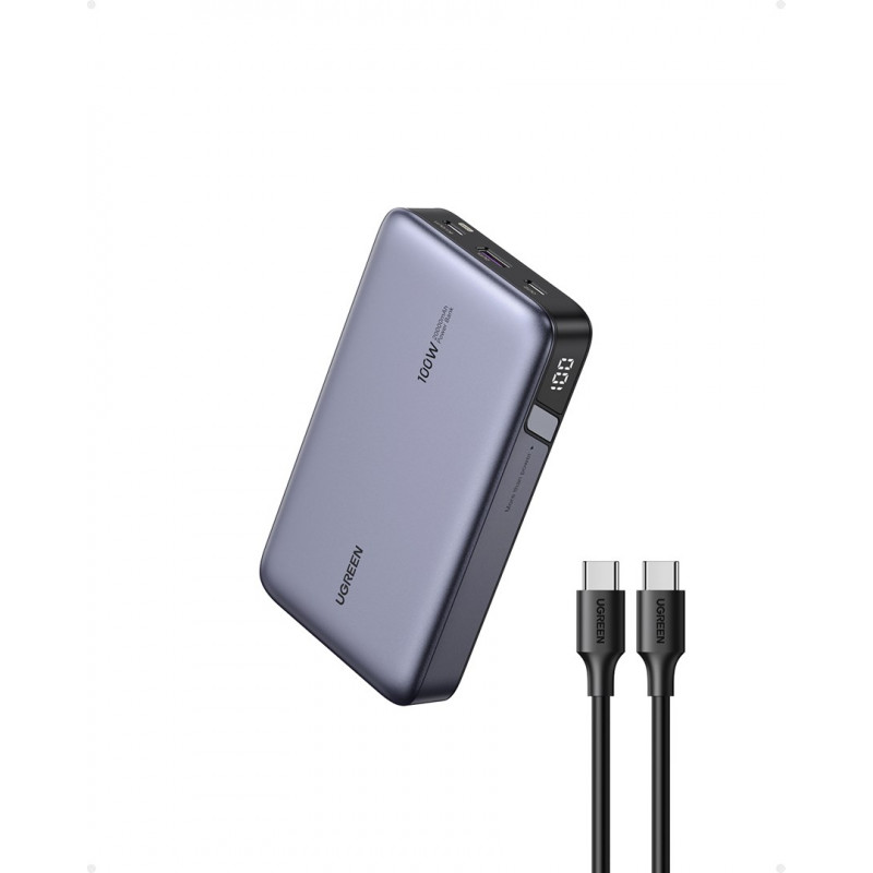 Powerbank Ugreen PB720 20000 mAh, grigio