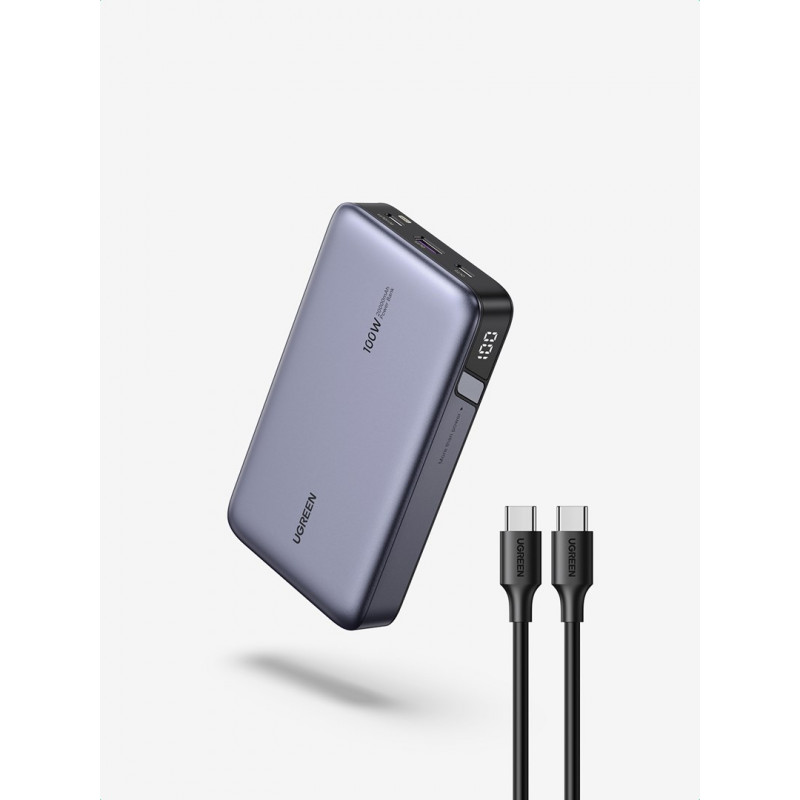 Powerbank Ugreen PB720 20000 mAh, grigio