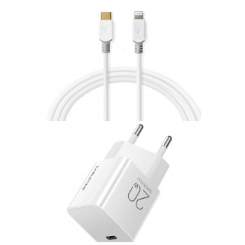 Set caricabatterie Mercodan 20 W con Lightning (261111063)
