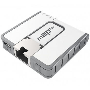 Router Mikrotik mAP lite bianco con supporto PoE