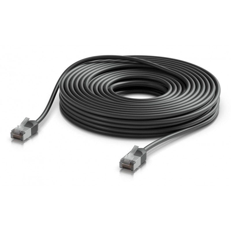 Ubiquiti cavo patch outdoor Cat6a F/UTP RJ45, 15 m, nero