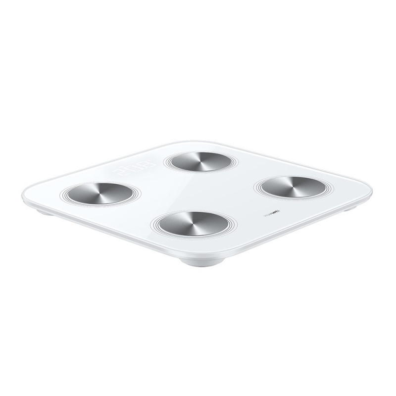 Huawei Scale 3 Bluetooth Edition bianco / bilancia pesapersone intelligente / vetro temperato / WiFi e BT / fino a 150 kg / Android e iOS
