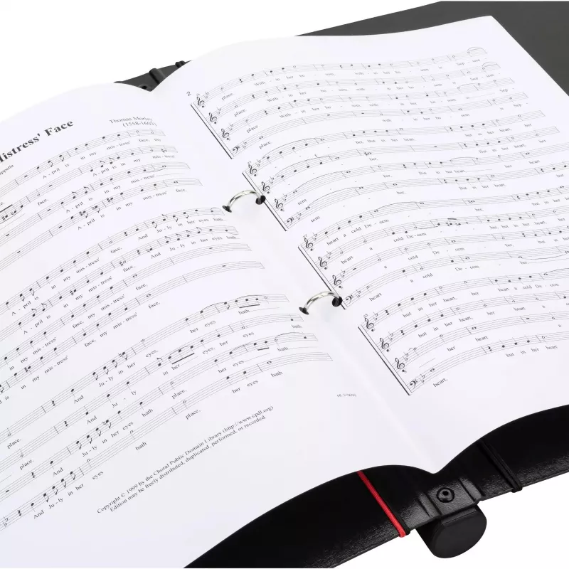 FALKEN cartella per musica Gloria nero, 1 pz.