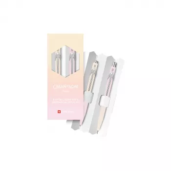 Caran d'Ache HORIZON set di strumenti da scrittura, gradiente dal giallo pastello al rosa pastello (8490.708)