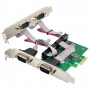 InLine® scheda interfaccia PCIe x1, 4x RS-232, Low Profile