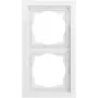 GIRA 021270 Placca coprifilo 2 moduli, Gira F200, bianco puro