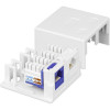 Techly 366310 Scatola da incasso per 2 moduli Keystone RJ45 o RJ11/12