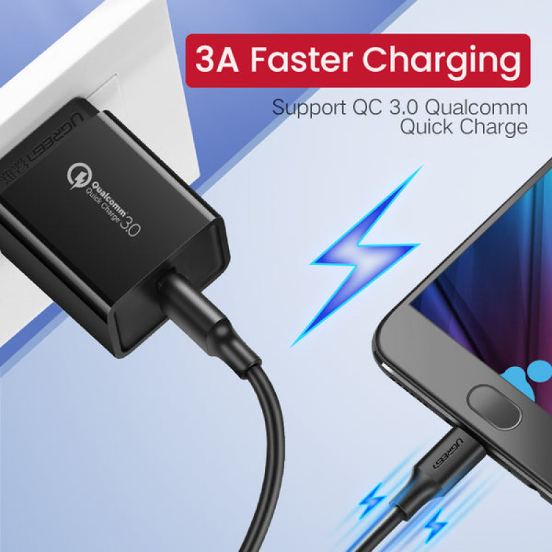 Ugreen Cavo USB USB-A a Micro-USB, 0,5 m, nero