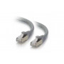 Mercodan Cavo patch Cat6a S/FTP RJ45, 15 m, grigio