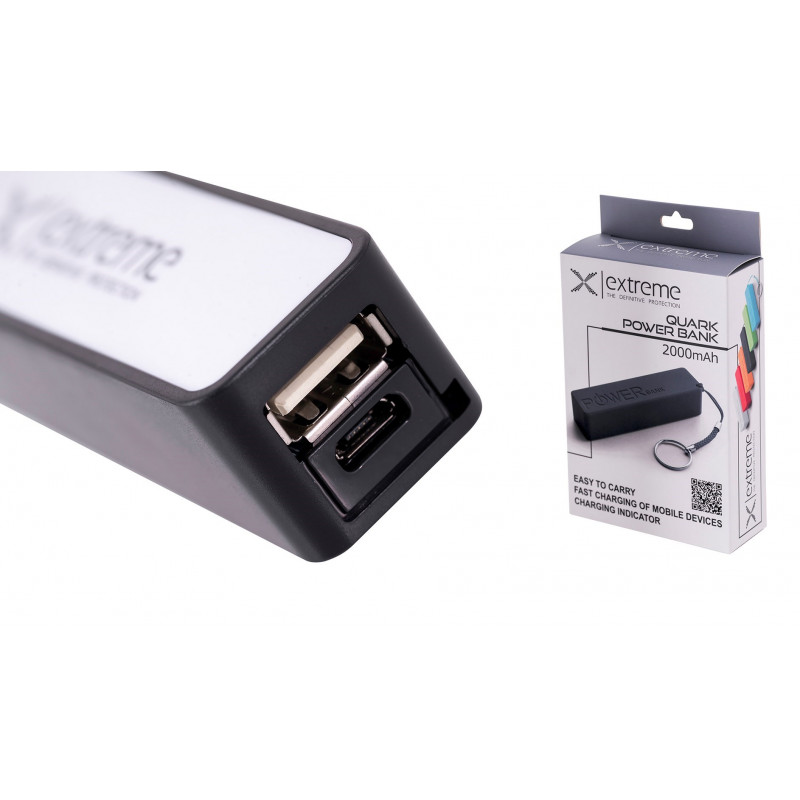 Esperanza Quark Powerbank 2000 mAh, nero