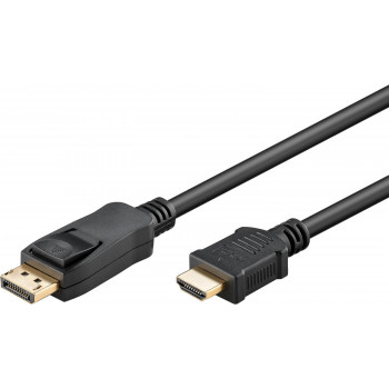 Goobay Cavo DisplayPort-HDMI, 5 m, nero (80518)