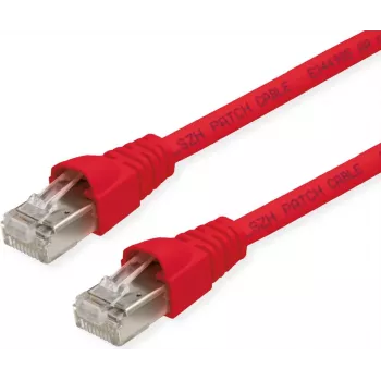 Telegärtner Cavo patch Cat6a S/FTP, 4 m, rosso