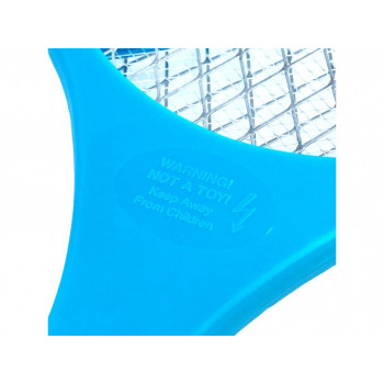 LUMIO Racchetta elettrica antimosche (MKE007), 2xAA, blu