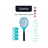 LUMIO Racchetta elettrica antimosche (MKE007), 2xAA, blu