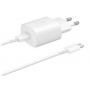 Samsung Adattatore da viaggio TA800 con cavo USB-C su USB-C, bianco