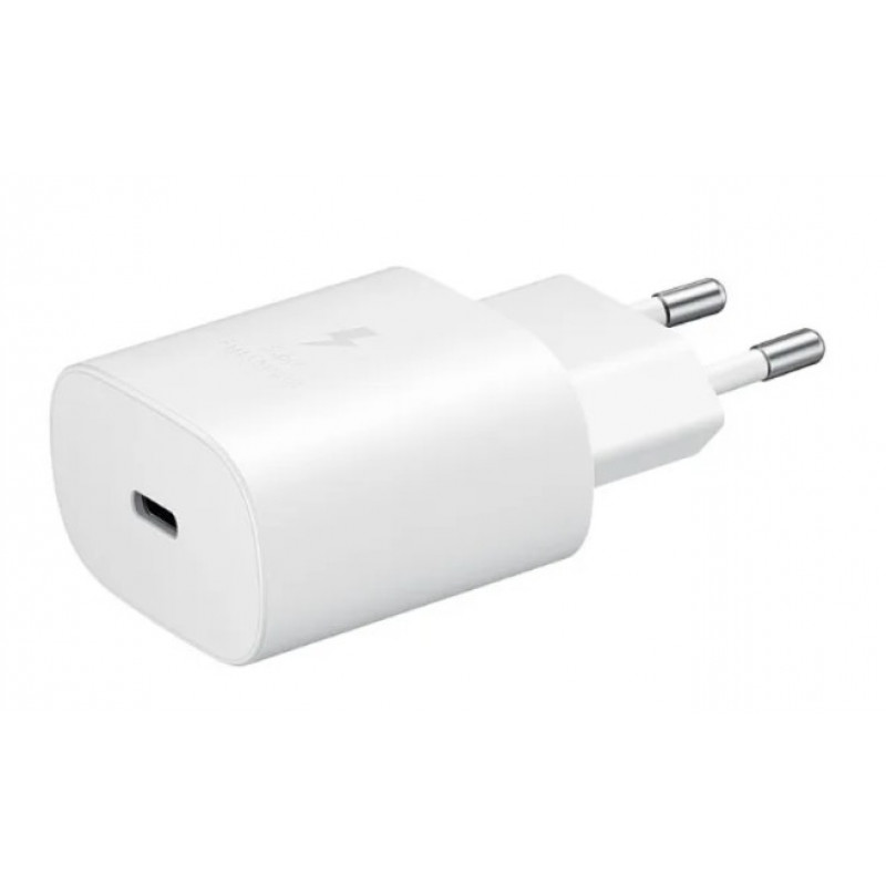 Samsung Adattatore da viaggio TA800 con cavo USB-C su USB-C, bianco