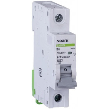 Noark Ex9BN 1P B20 mini interruttore automatico, B, 20 A, 1P, 6 kA (100009)