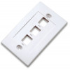 Intellinet 163309 Placca a parete 3x Keystone