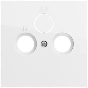 Gira System 70 Presa per antenna coassiale, bianco puro (086970)