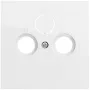 Gira System 70 Presa per antenna coassiale, bianco puro (086970)