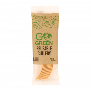 Gogreen Go Green Forchette riutilizzabili, 10 pz.