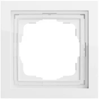GIRA 021170 Cornice 1 modulo, Gira F200, bianco puro