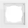GIRA 0211705 Cornice 1 modulo, piatta, Gira F200, bianco puro