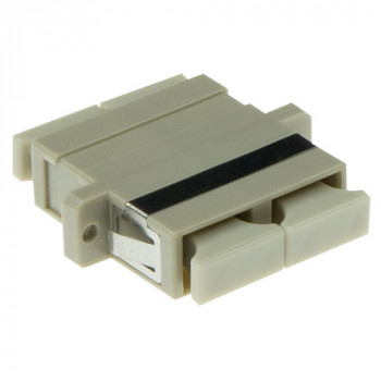 ACT Adattatore in fibra ottica SC/SC duplex, multimodale OM2, grigio (EA1006)