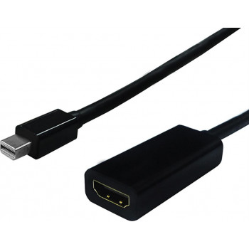 Cavo adattatore Secomp Mini DisplayPort a HDMI, connettore maschio Mini DP a connettore femmina HDMI, 0,15 m (11.55.3207)