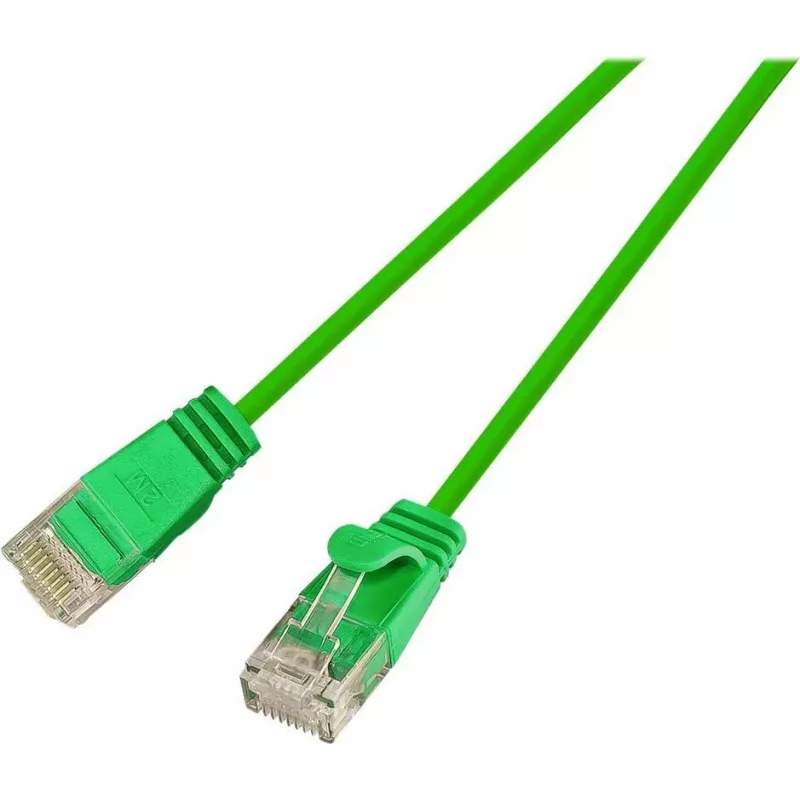 Cavo patch Slim Cat6 U/UTP Wirewin, 2 m, verde