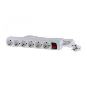 Ciabatta elettrica Schuko Mercodan con 6 prese (584420026)