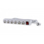 Ciabatta elettrica Schuko Mercodan con 6 prese (584420026)