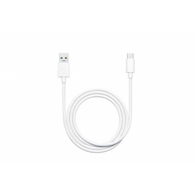 Cavo OPPO VOOC USB-A a USB-C, 8 A, 1 m, bianco (DL149)