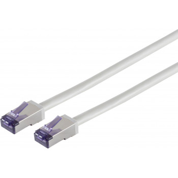 Cavo patch Cat6a S/FTP RJ45 Shiverpeaks, 2 m, grigio
