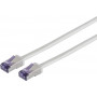 Cavo patch Cat6a S/FTP RJ45 Shiverpeaks, 2 m, grigio