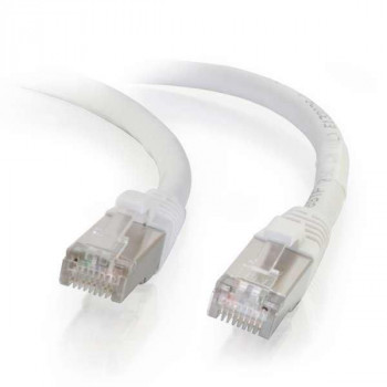 Cavo patch Mercodan Cat6a S/FTP RJ45, 7,5 m, bianco