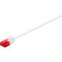 Goobay cavo patch Cat6 U/UTP slim RJ45, 1 m, bianco (93692)