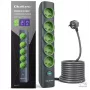 Qoltec ciabatta con interruttore illuminato, 5 prese Schuko, 1,8 m