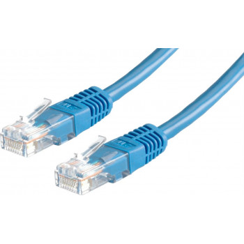 Secomp cavo patch Cat6 U/UTP RJ45, 5 m, blu